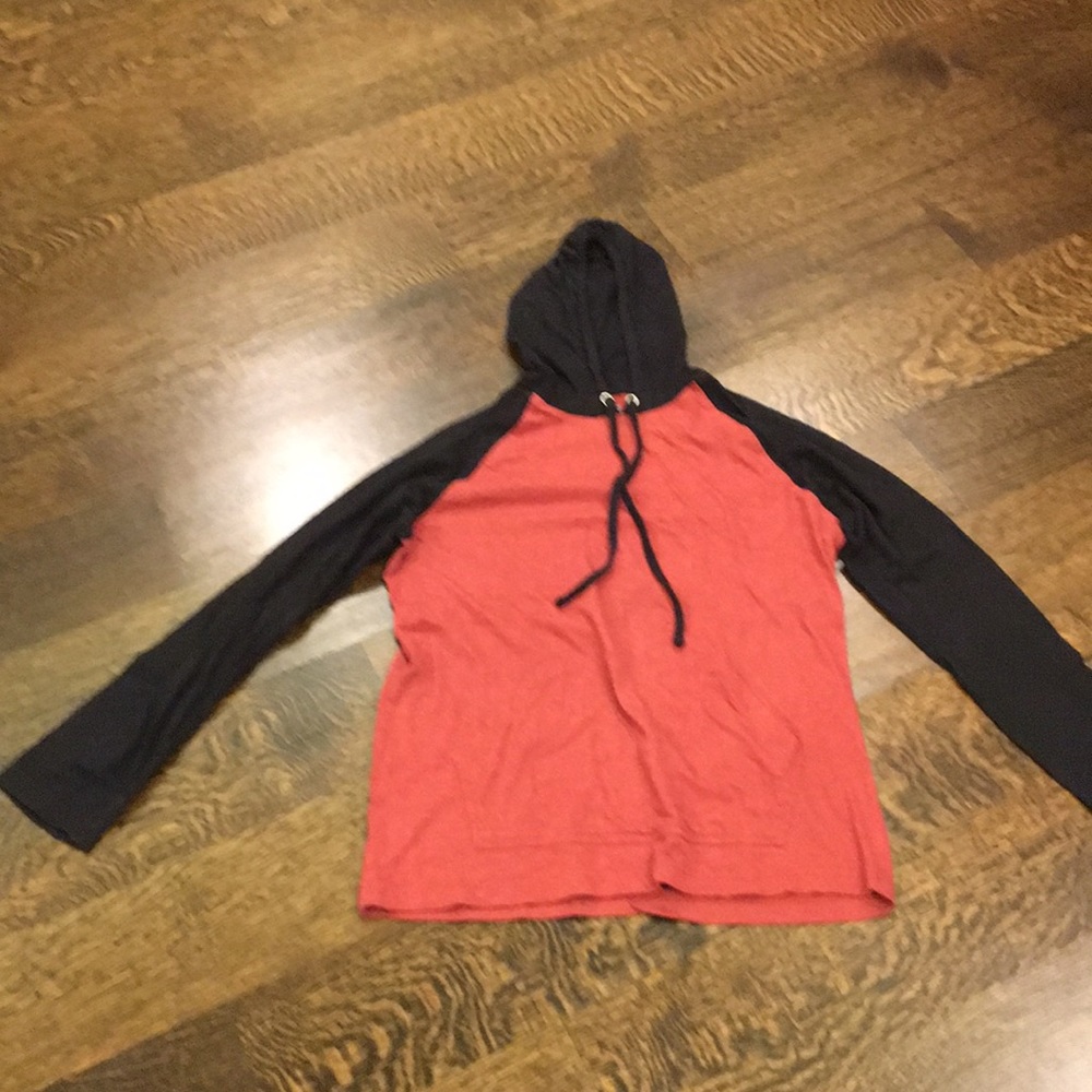 Red and black sweater